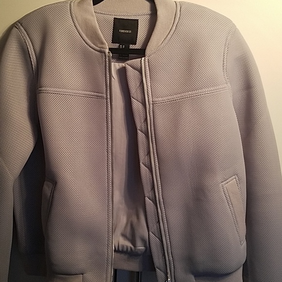 Forever 21 Jackets & Blazers - NWOT Blueish/Gray Bomber Jacket